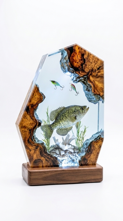 Sharon's Fishing Resin Lamp